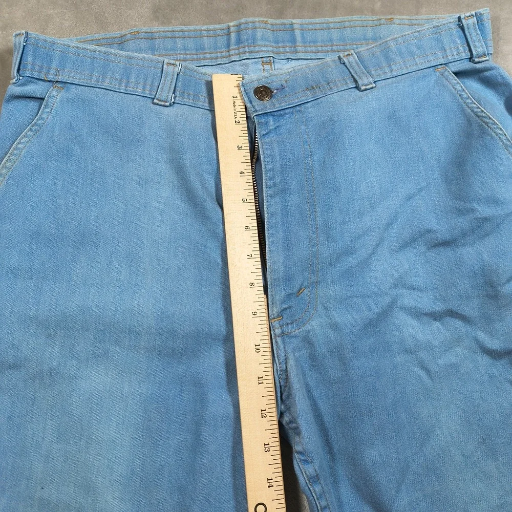Vintage Levis Jeans Men 29x29 Blue Orange Tab USA Straight Denim Light Wash Fade